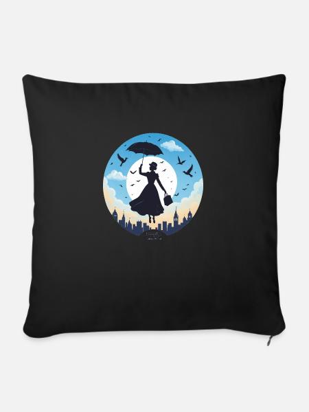 mary poppins 0543531 - Sofakissenbezug 45 x 45 cm - Schwarz