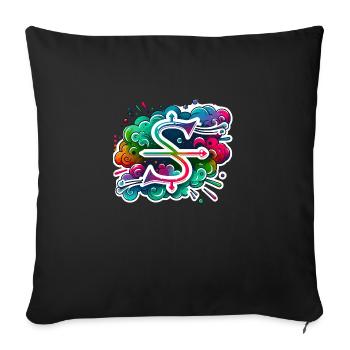 Zodiaque Sagittaire - Housse de coussin décorative 45 x 45 cm - noir - Devant