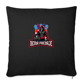 NEMA PREDAJE HRVATSKA - Sofakissenbezug 45 x 45 cm - Schwarz - Vorne