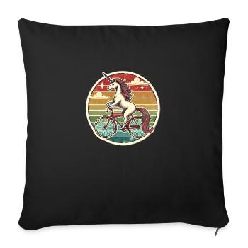 Cool Bicycle Design Bicycle Gift Cycling - Sofa pillowcase 17,3'' x 17,3'' (45 x 45 cm) - black - Front