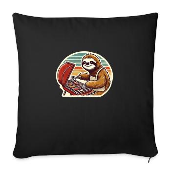 Grillmeister - Housse de coussin décorative 45 x 45 cm - noir - Devant
