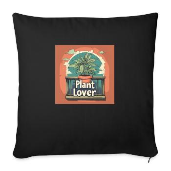 Canabis lover - Sofakissenbezug 45 x 45 cm - Schwarz - Vorne