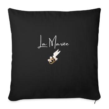 The Bride - Sofa pillowcase 17,3'' x 17,3'' (45 x 45 cm) - black - Front