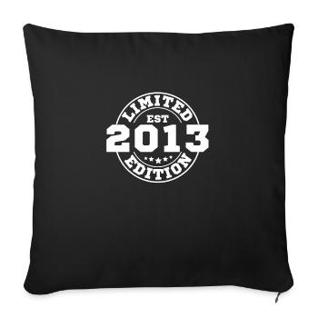 Limitierte Auflage 2013 - Sofakissenbezug 45 x 45 cm - Schwarz - Vorne