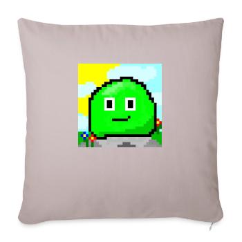 Sweet Pixel Slime - Housse de coussin décorative 45 x 45 cm - taupe clair - Devant