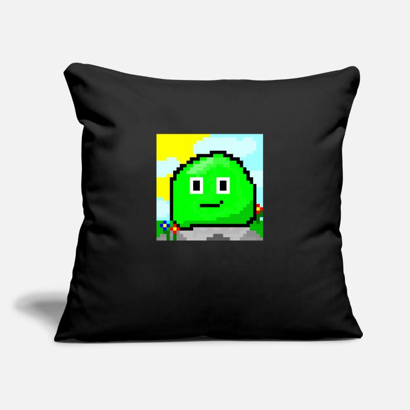Sweet Pixel Slime Housse de coussin décorative 45 x 45 cm