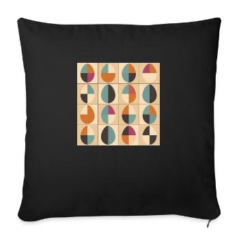 Ostereier Design No.04 - Sofakissenbezug 45 x 45 cm - Schwarz - Vorne