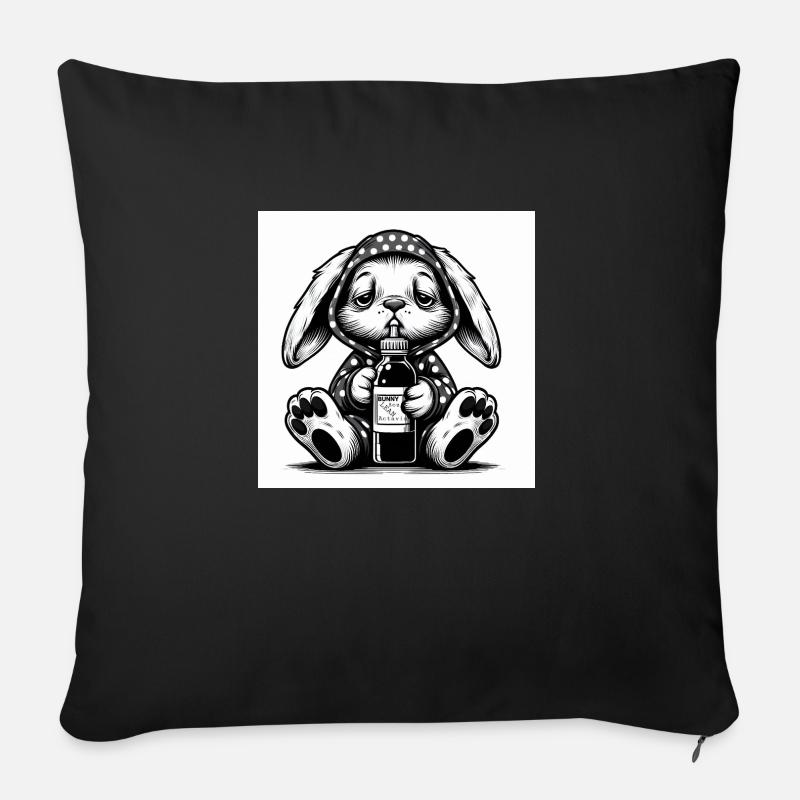 Ostern 9 - Sofakissenbezug 45 x 45 cm - Schwarz