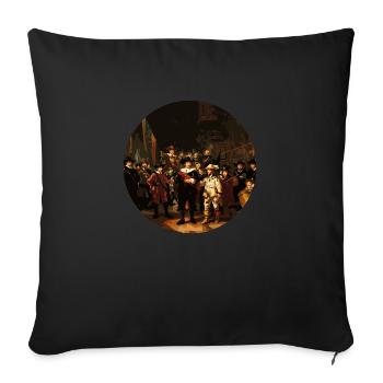 The Night Watch stealth - Sofa pillowcase 17,3'' x 17,3'' (45 x 45 cm) - black - Front