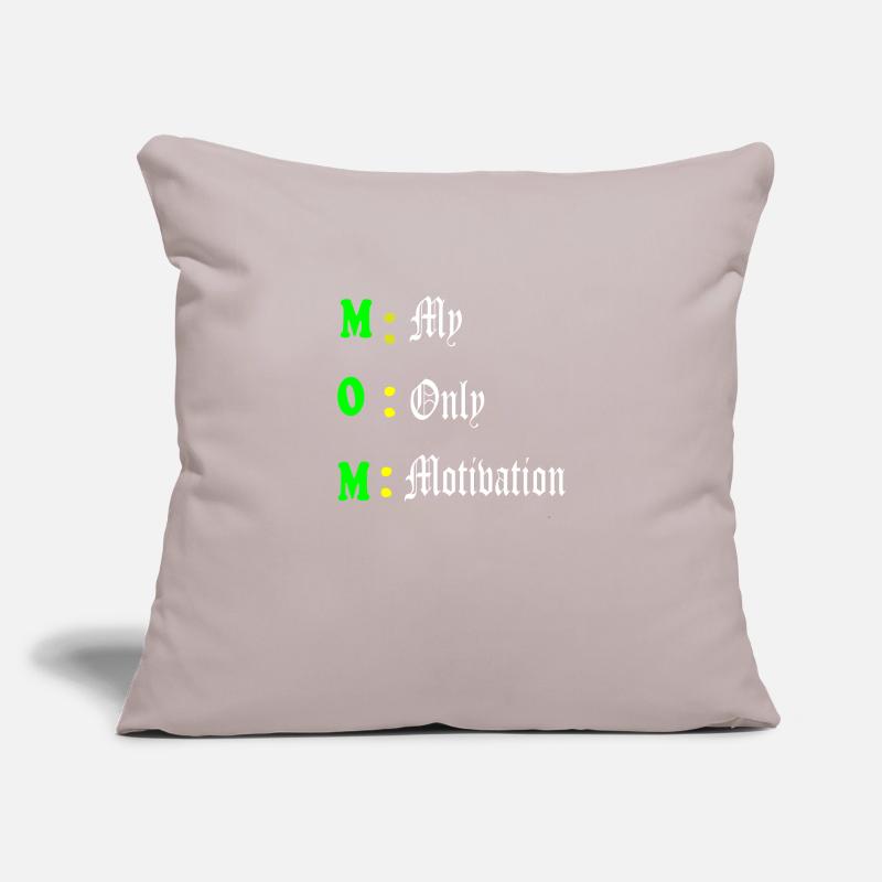 Conception de la motivation de la mère Housse de coussin décorative 45 x 45 cm