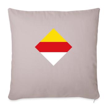 Carinthie - Housse de coussin décorative 45 x 45 cm - taupe clair - Devant