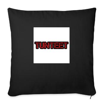 1000012036 - Sofa pillowcase 17,3'' x 17,3'' (45 x 45 cm) - black - Front