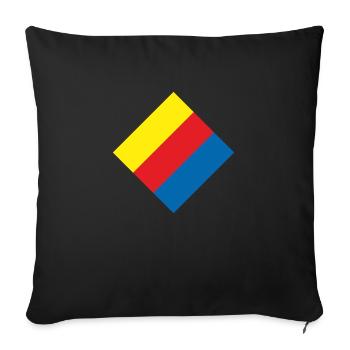 Cultivateur - Housse de coussin décorative 45 x 45 cm - noir - Devant