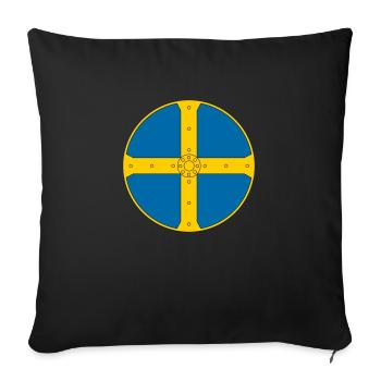 Viking - Sofa pillowcase 17,3'' x 17,3'' (45 x 45 cm) - black - Front