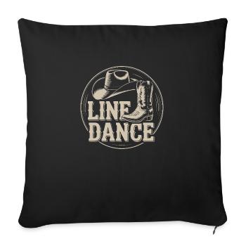 Formation de groupe de danse en ligne My Dance Sport - Housse de coussin décorative 45 x 45 cm - noir - Devant