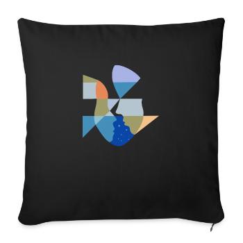 Celestial Connection - Sofakissenbezug 45 x 45 cm - Schwarz - Vorne