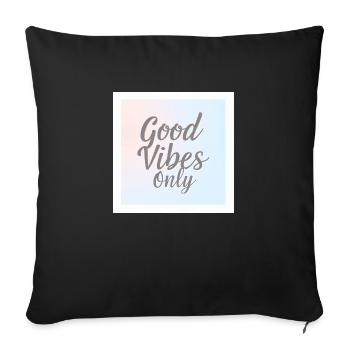 EY Only 2022 - Sofa pillowcase 17,3'' x 17,3'' (45 x 45 cm) - black - Front