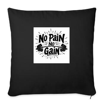 Flux Dev A highcontrast black and white motivat - Sofakissenbezug 45 x 45 cm - Schwarz - Vorne