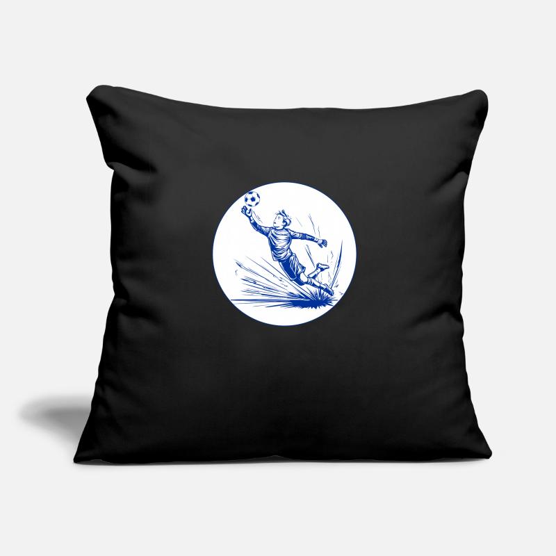 Goalkeeper (blue and white) Sofa pillowcase 17,3'' x 17,3'' (45 x 45 cm)