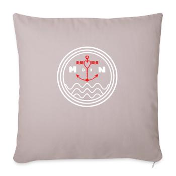 Design Project Moin - Sofa pillowcase 17,3'' x 17,3'' (45 x 45 cm) - light taupe - Front