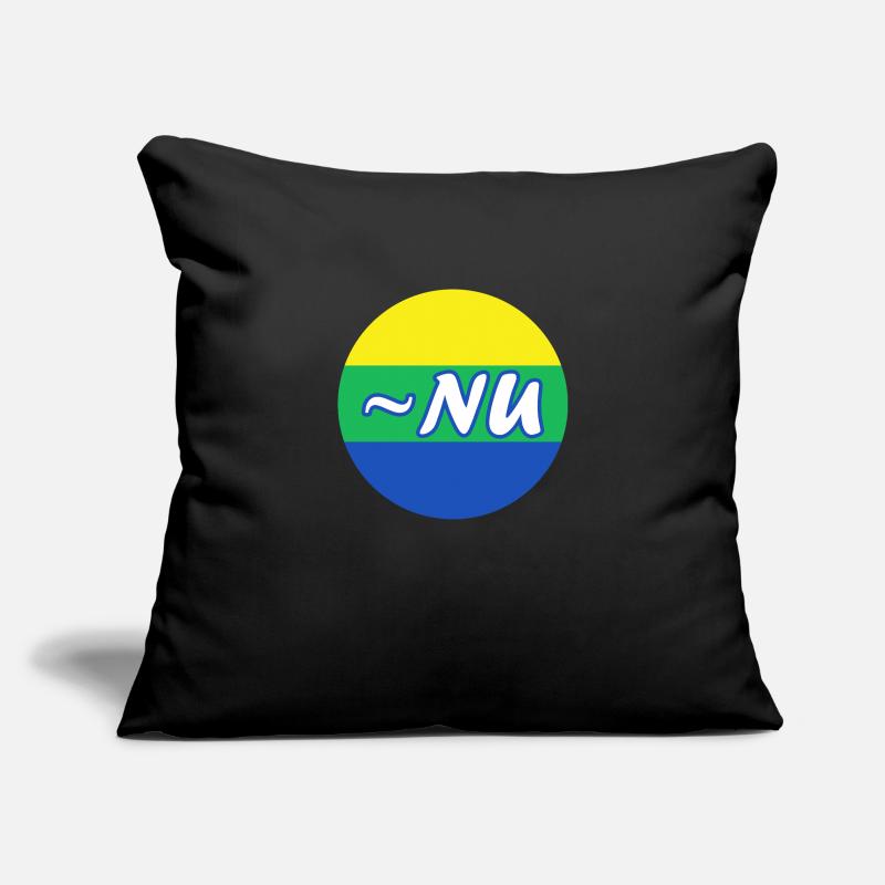 ~NU Logo | ~NU relations Design | Vector Sofa pillowcase 17,3'' x 17,3'' (45 x 45 cm)
