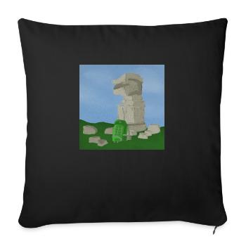 Dartmoor Walk #1 - Sofa pillowcase 17,3'' x 17,3'' (45 x 45 cm) - black - Front