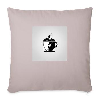 Voltage Latte - Sofa pillowcase 17,3'' x 17,3'' (45 x 45 cm) - light taupe - Front