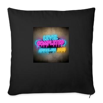 Design élégant de la remise des diplômes 2025 - Parfait - Housse de coussin décorative 45 x 45 cm - noir - Devant