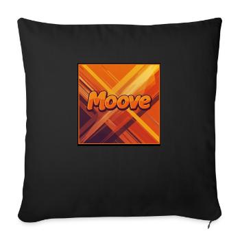 Moove - Housse de coussin décorative 45 x 45 cm - noir - Devant