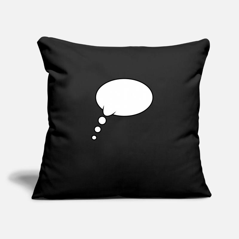 Pensée : Bubble Design Housse de coussin décorative 45 x 45 cm