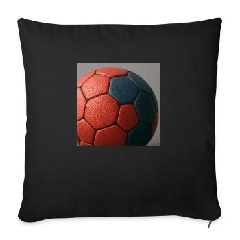 Sport - Handball - Housse de coussin décorative 45 x 45 cm - noir - Devant