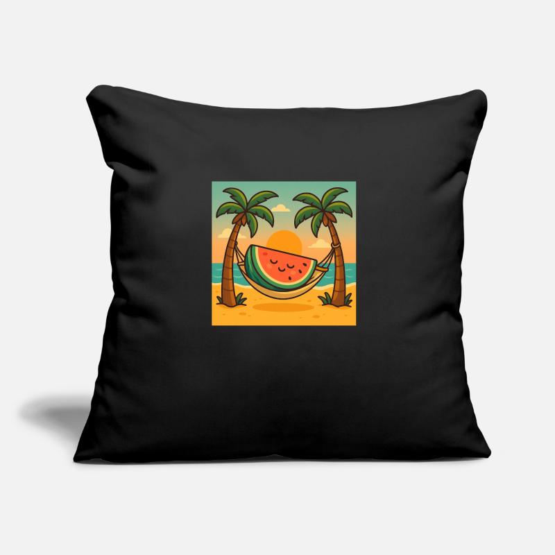 Pastèque Relax – Hammac & Soleil Housse de coussin décorative 45 x 45 cm