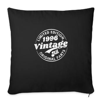 Limitierte Auflage 1996 Jahrgang alle Originalteile - Sofakissenbezug 45 x 45 cm - Schwarz - Vorne
