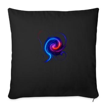 Cosmic Flow – une collection de - Housse de coussin décorative 45 x 45 cm - noir - Devant