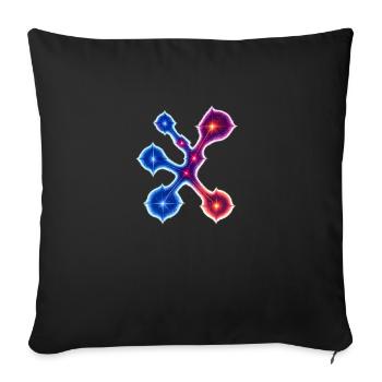 Cosmic Flow – une collection de - Housse de coussin décorative 45 x 45 cm - noir - Devant