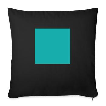 Quadrat 2.0 - Sofakissenbezug 45 x 45 cm - Schwarz - Vorne