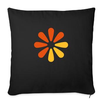 ajax loader - Housse de coussin décorative 45 x 45 cm - noir - Devant