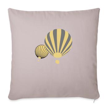 Ballons - Sofakissenbezug 45 x 45 cm - helles Taupe - Vorne