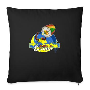 BBaC Surdo - Housse de coussin décorative 45 x 45 cm - noir - Devant