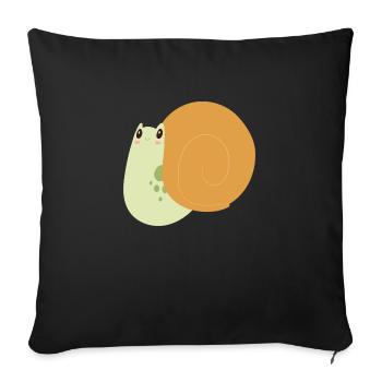slug - Sofa pillowcase 17,3'' x 17,3'' (45 x 45 cm) - black - Front