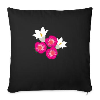 Florist Flower Plant Nature Gardener - Sofa pillowcase 17,3'' x 17,3'' (45 x 45 cm) - black - Front