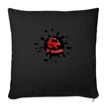 The Niederbayern Streamer - Sofakissenbezug 45 x 45 cm - Schwarz - Vorne