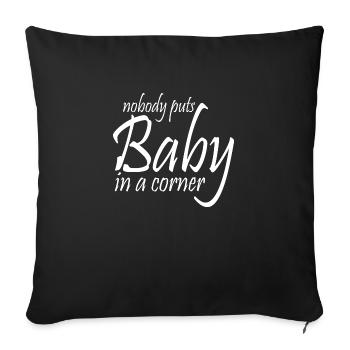 Dancing Dance Music - Sofa pillowcase 17,3'' x 17,3'' (45 x 45 cm) - black - Front