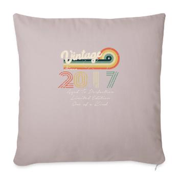 2017 Vintage Classic 2017 - Sofa pillowcase 17,3'' x 17,3'' (45 x 45 cm) - light taupe - Front