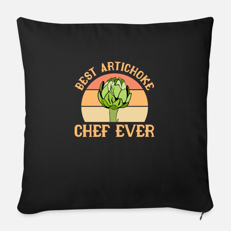 best artichoke chef ever Design - Sofakissenbezug 45 x 45 cm - Schwarz