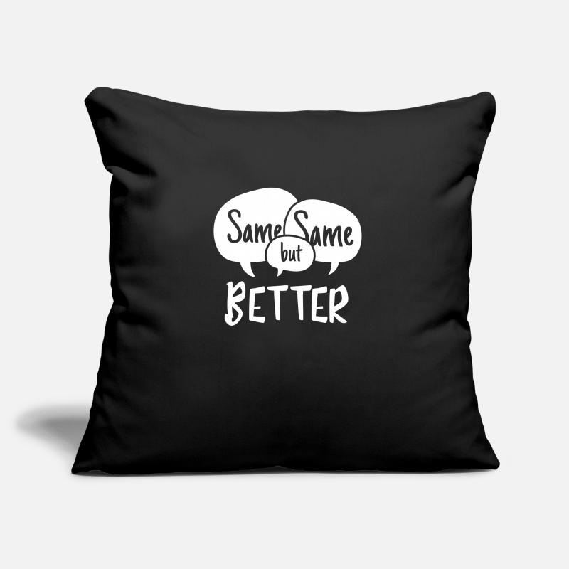 Same Same but Better Housse de coussin décorative 45 x 45 cm