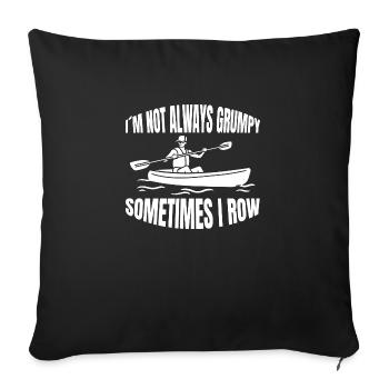 Rower Saying Rower Funny Rowing Club Rowing - Sofa pillowcase 17,3'' x 17,3'' (45 x 45 cm) - black - Front