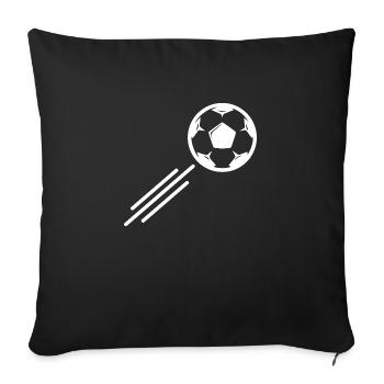 Hund Chien - Housse de coussin décorative 45 x 45 cm - noir - Devant