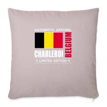Charleroi - Housse de coussin décorative 45 x 45 cm - taupe clair - Devant