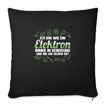 Chemiker Wissenschaft Physik Chemie - Sofakissenbezug 45 x 45 cm - Schwarz - Vorne